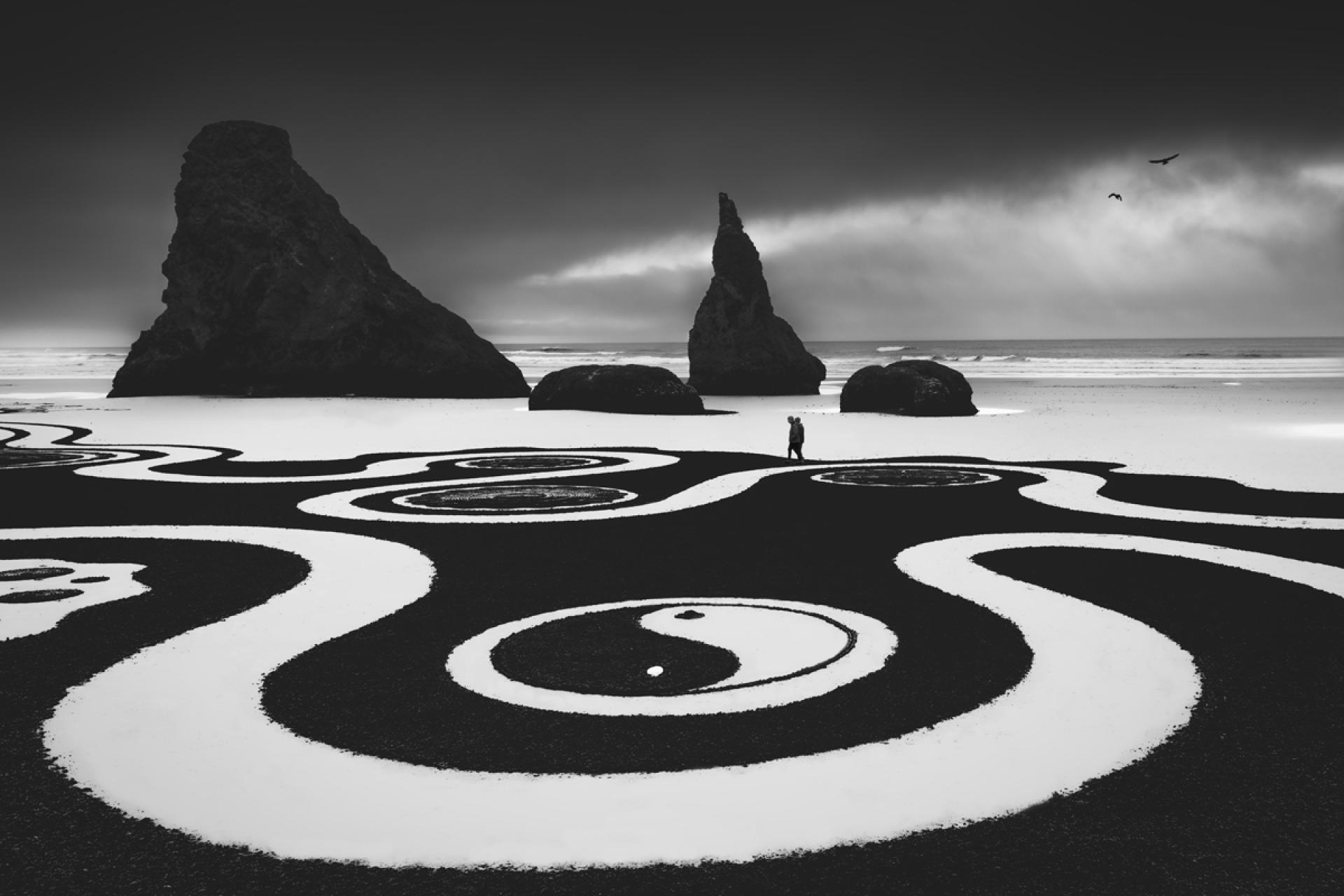 London Photography Awards Winner - Yin and Yang Beach