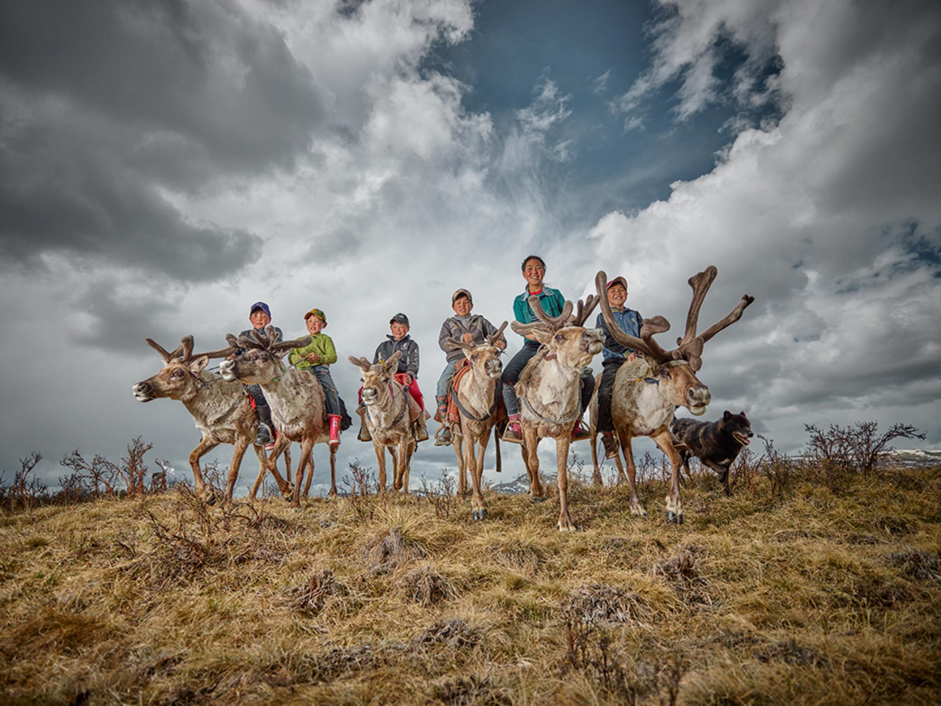 London Photography Awards Winner - Happy Reindeer Kids