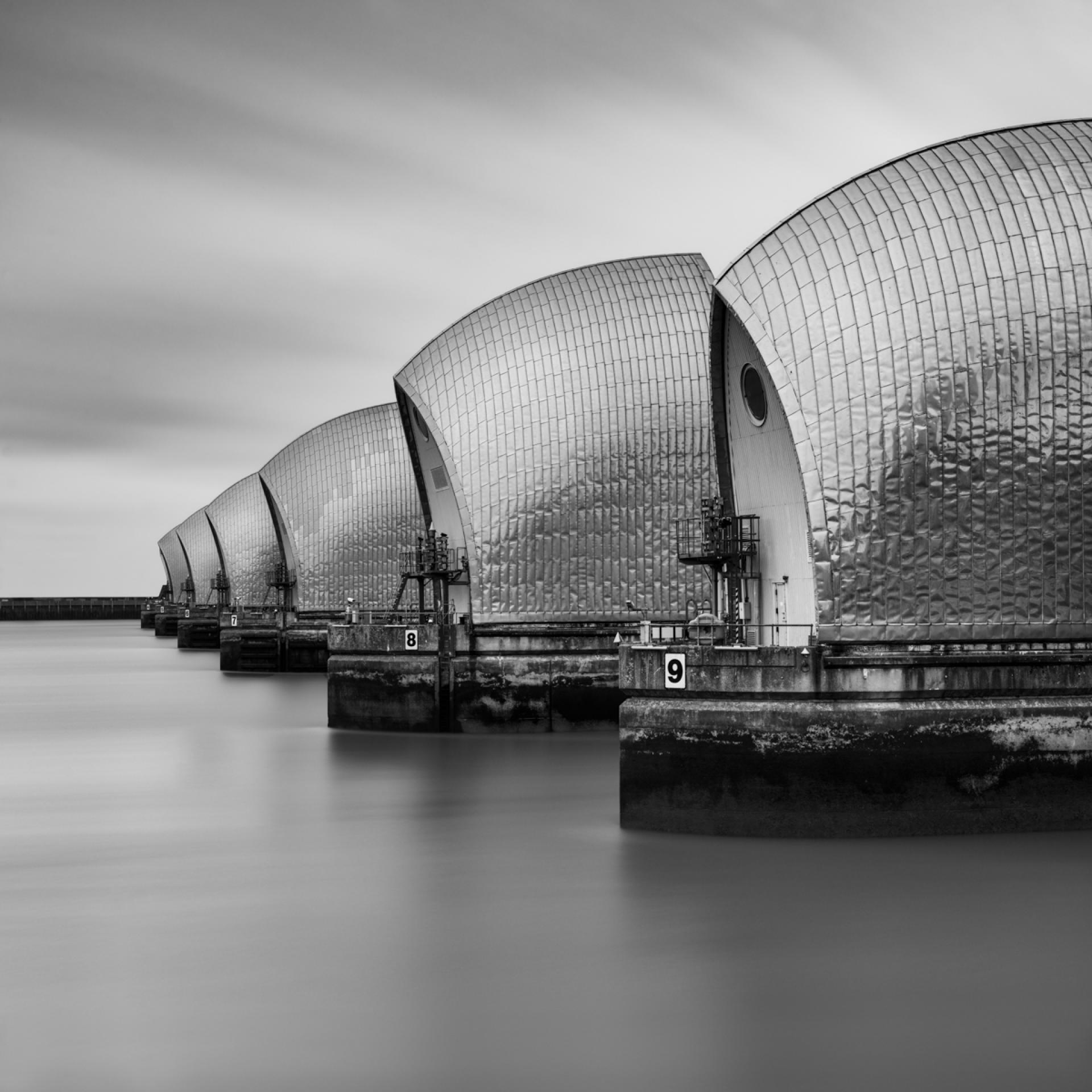 London Photography Awards Winner - Docklands Barrier