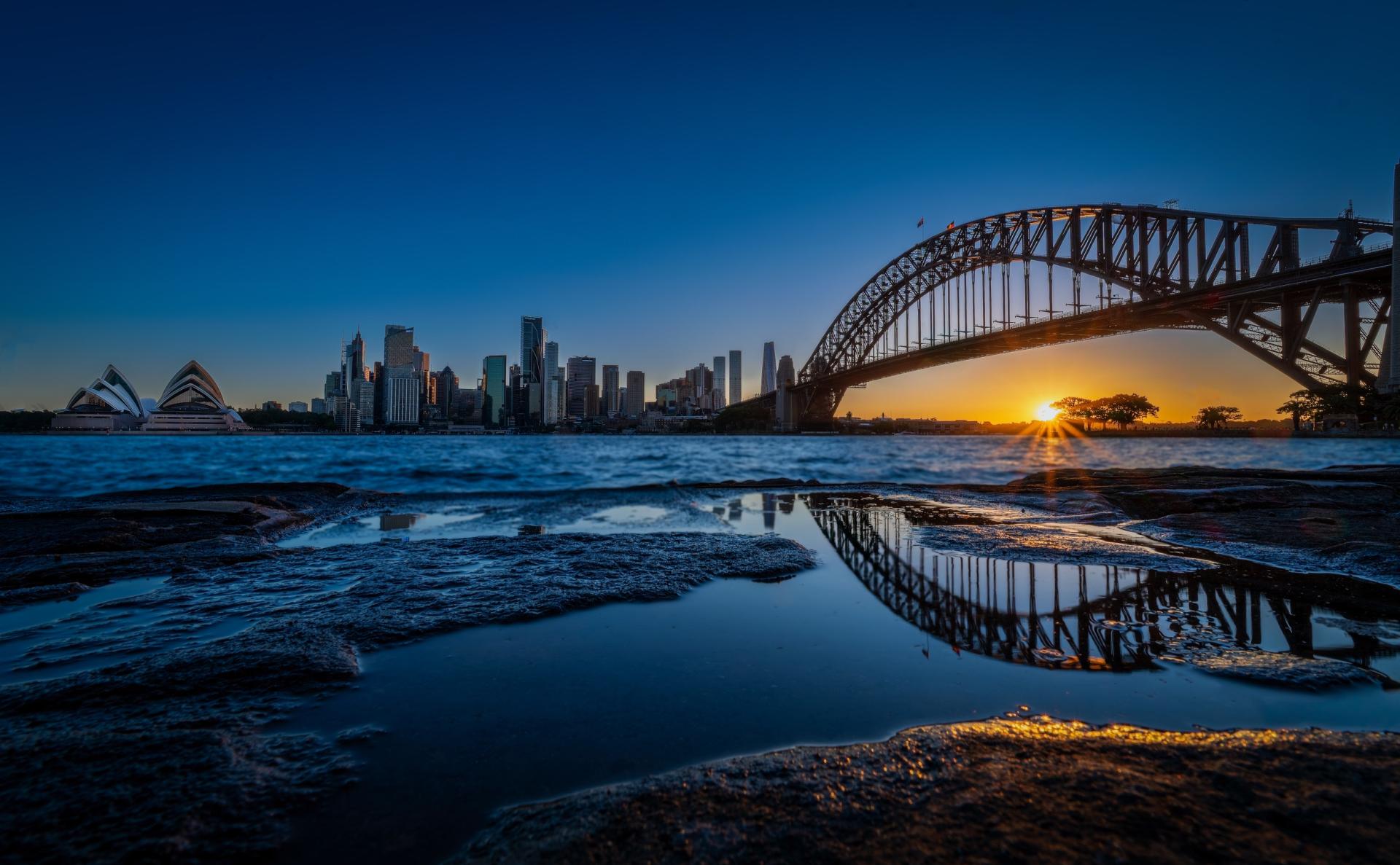 London Photography Awards Winner - Sunset on Sydney Harbour