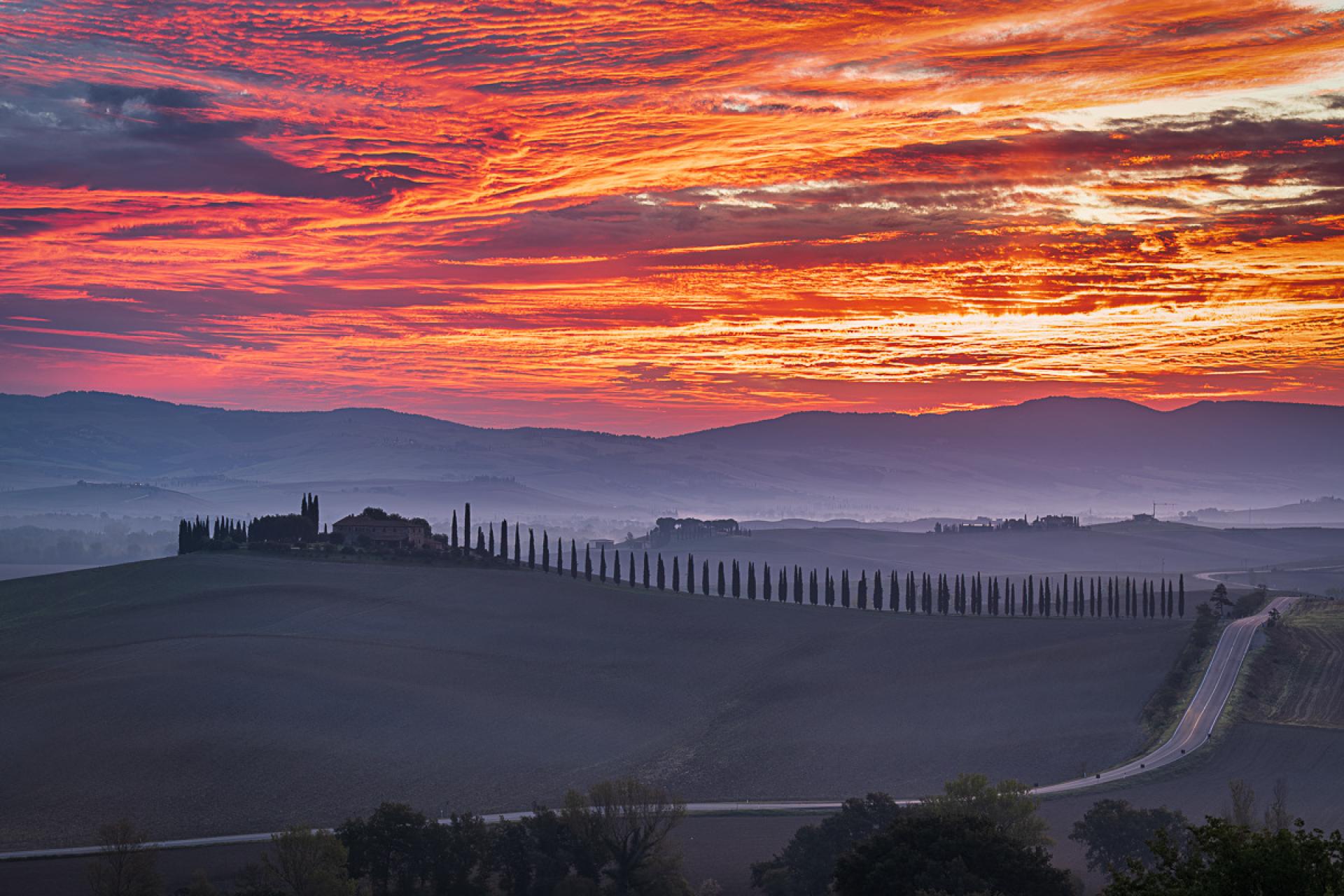 London Photography Awards Winner - A Perfect Tuscan Sunrise