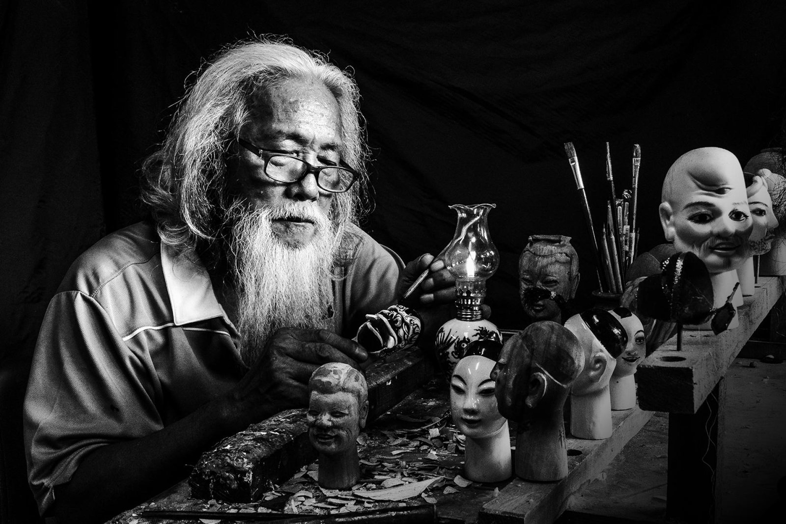 London Photography Awards Winner - Carving Puppet Master 02